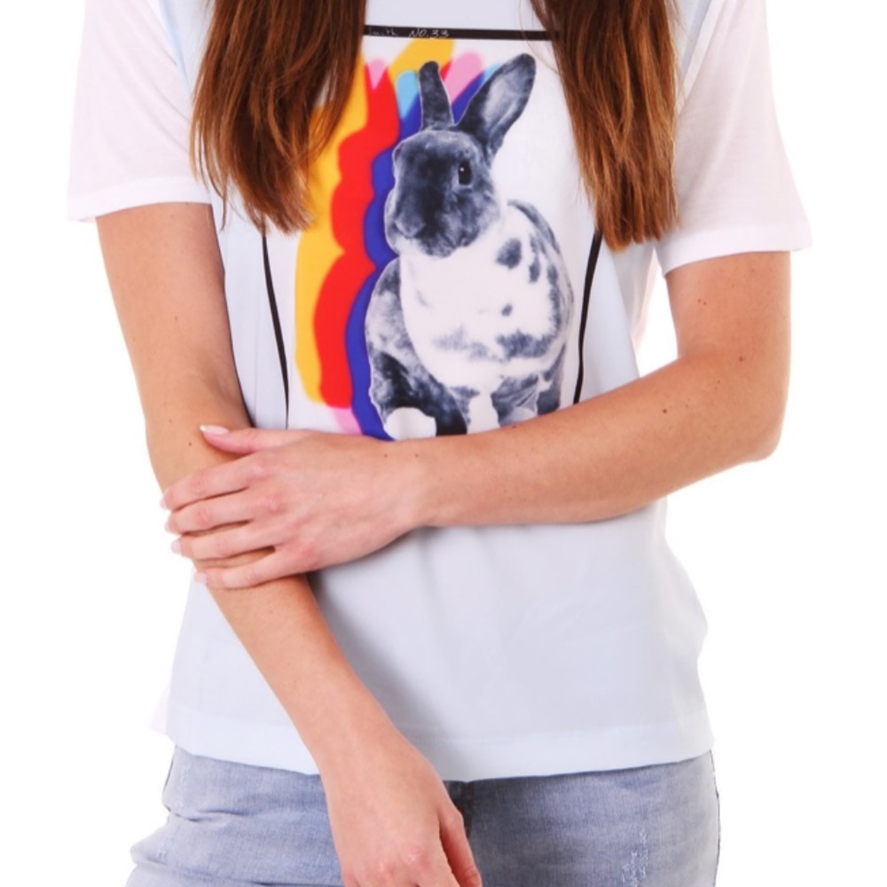 Paul Smith 'Rabbit Shadow' Modal-Print T-Shirt